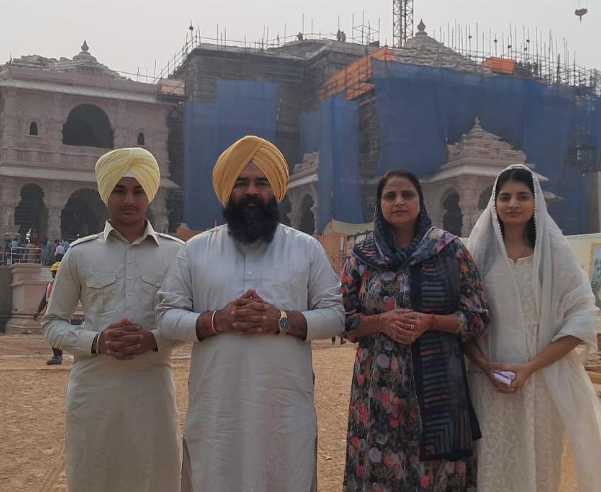Deputy Speaker Jai Krishna Raudi visited Ramlala in Ayodhya along with his family.